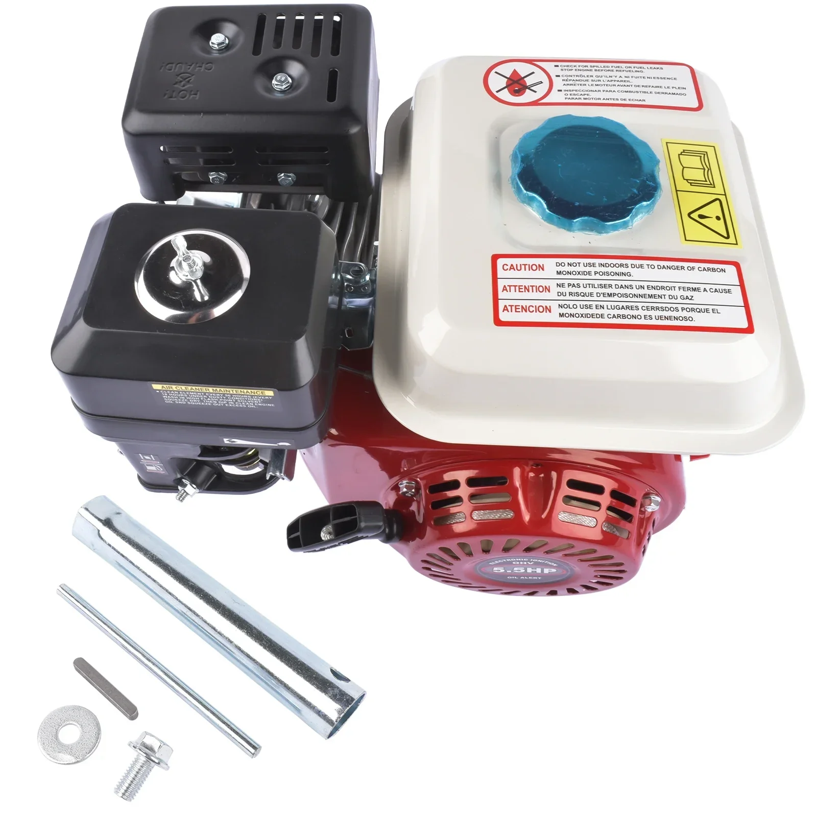 

AP03 Gas Engine 4 Stroke 5.5HP 168cc 168F Pullstart for Honda GX160 20 mm