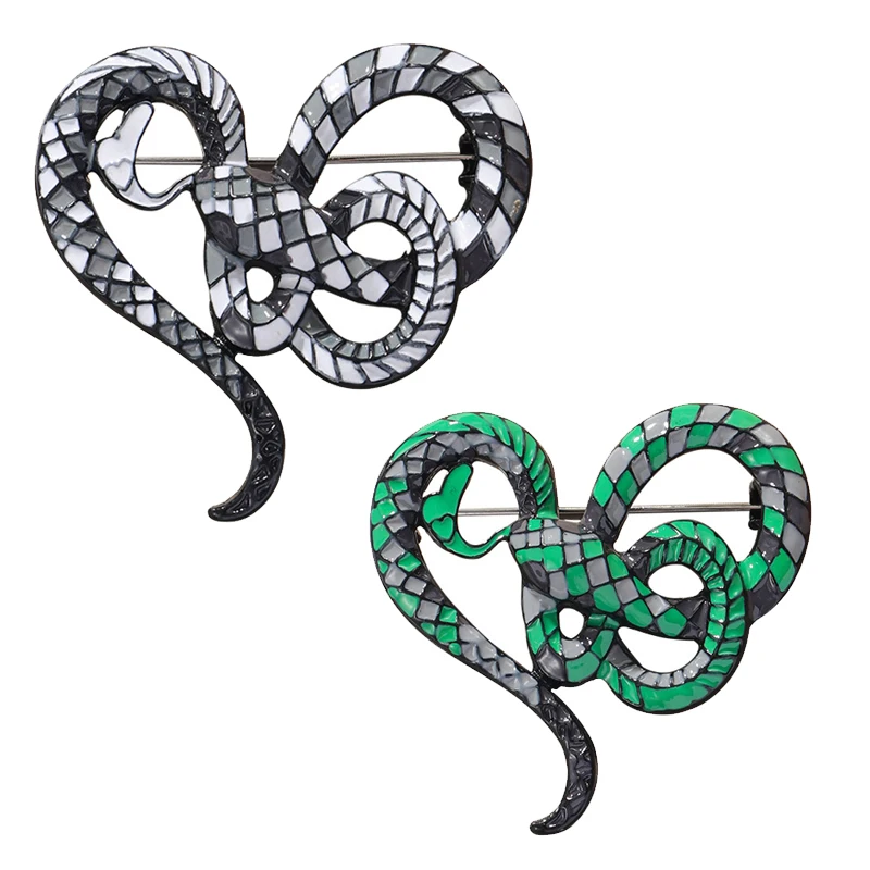 Heiß verkaufte Schlangen broschen, Luxus-Retro-Tiere, kleine Blumen schlangen nadeln, Halloween-Kostüm zubehör, Schmuck geschenke