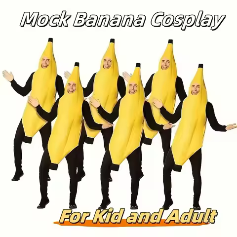 Funny Fruit Banana Halloween Costume Party Role Play Outdoor Activity Halloween Dress Up Party Roleplay Cosplay Party