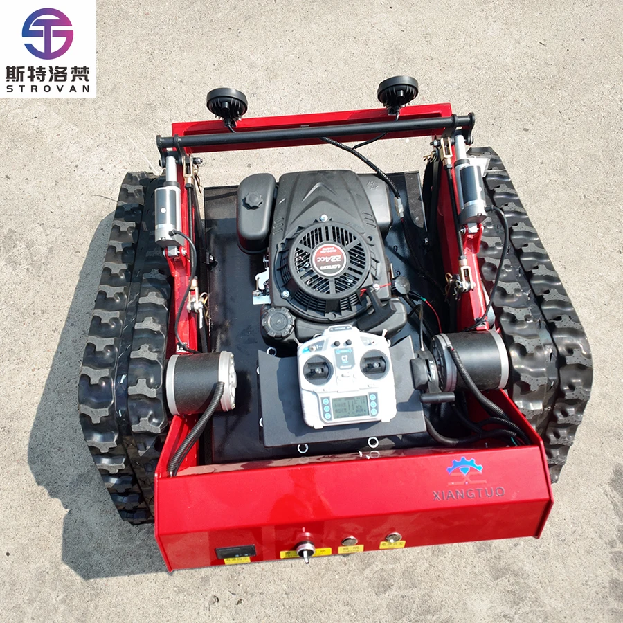 

STLF WJW China New Design Self-propelled Crawler Lawn Mower Automatic Remote Control Lawn Mower