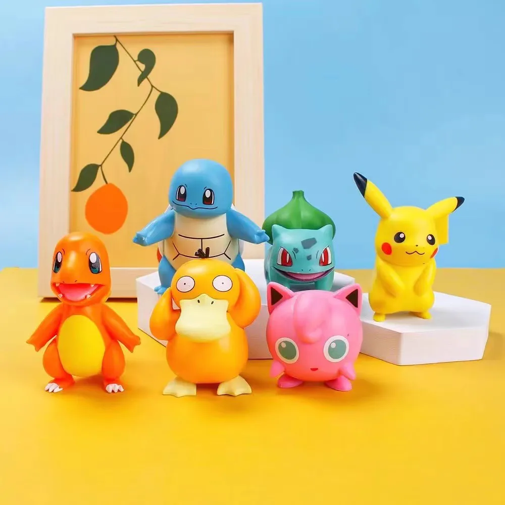 Pokemon 13 pz/set Cake Topper Anime Figure Pikachu Party buon compleanno Pokemon Cake decorazione forniture ornamenti ragazzo regalo per bambini