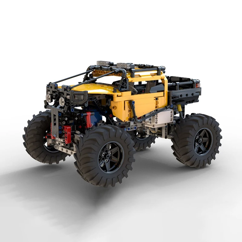 

MOC4x4 X-treme Off-Roader Speed Champion Классическая гоночная модель Строительные блоки Игрушка DIY Творческие технологии Строительные блоки