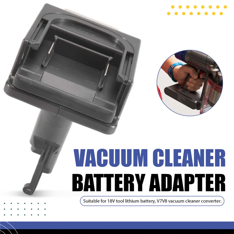 

LLCS-V7 V8 Adapter For 18V Lithium- Battery Convert To For Dyson V7 V8 Tool Use For Dyson V8 Series Replacement