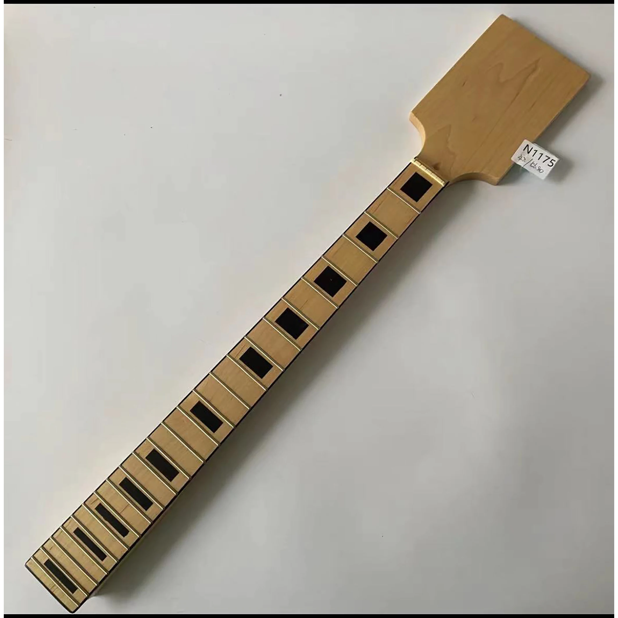 Rare Special Electric Guitar Neck,Maple Wood Fretboard Shell,Decorated Truss,DIY Material,Unfinished Luthier,22 Fret,24 Fret,1Pc