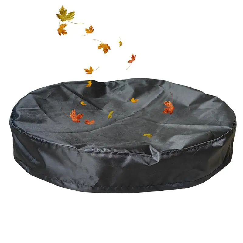 Rain Barrel Cover Drum Cover Gallon Rain Bucket Cover Protective Oxford Cloth Drum Lid Cover Gallon Lid Silver Coated Cover