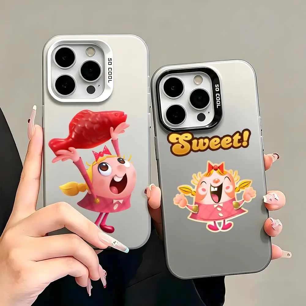 Phone Case Premium phone cases for iPhone 16/15/14/13/12/17 Pro Max Plus, resistant to yellowing. C-Candy Crush Saga