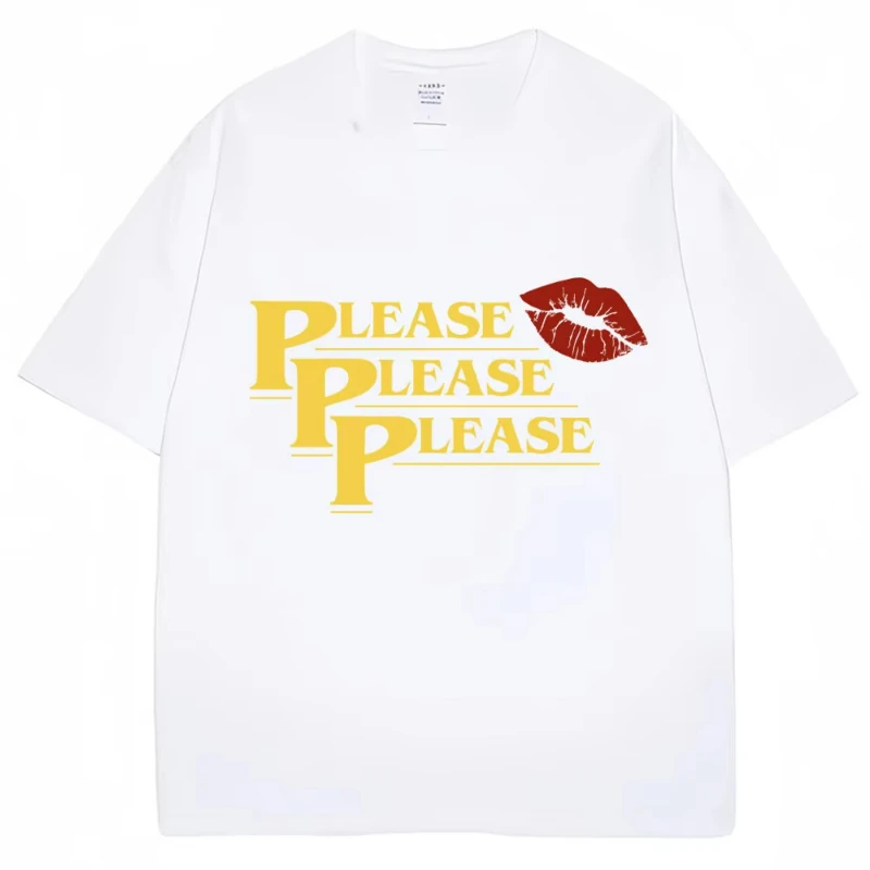 Sabrina Carpenter Please Please Please T Shirt Fashion Aesthetic Men Women O-Neck Short Sleeve Summer Casual T-shirt