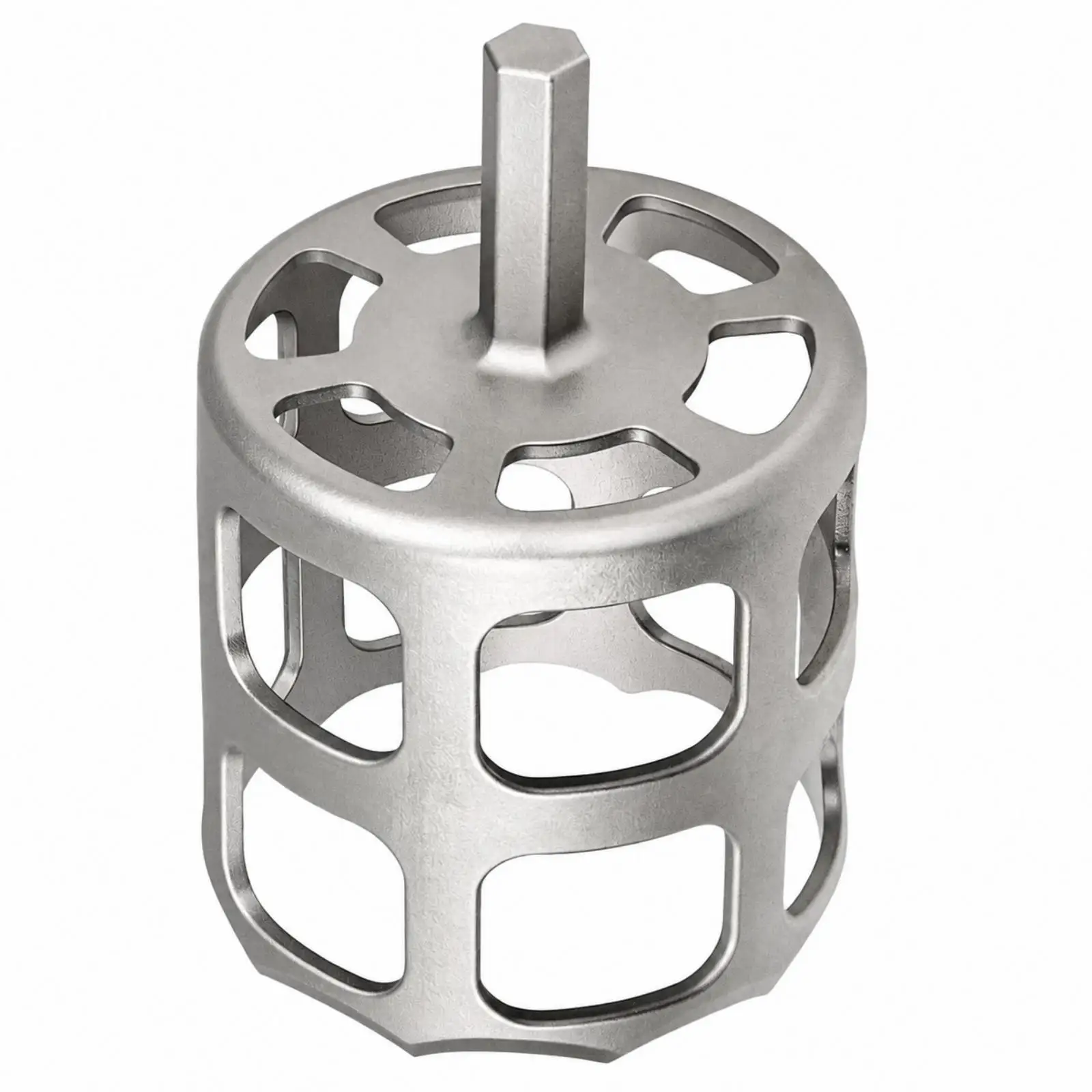 Sprinkler Head Trimmer for Drill Stainless Steel Lawn Tool for Yard Grass Removal and Edging