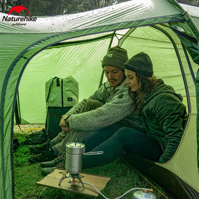 Naturehike Barros Tunnel Tent 3 Persons 4 Season 20D Silicone