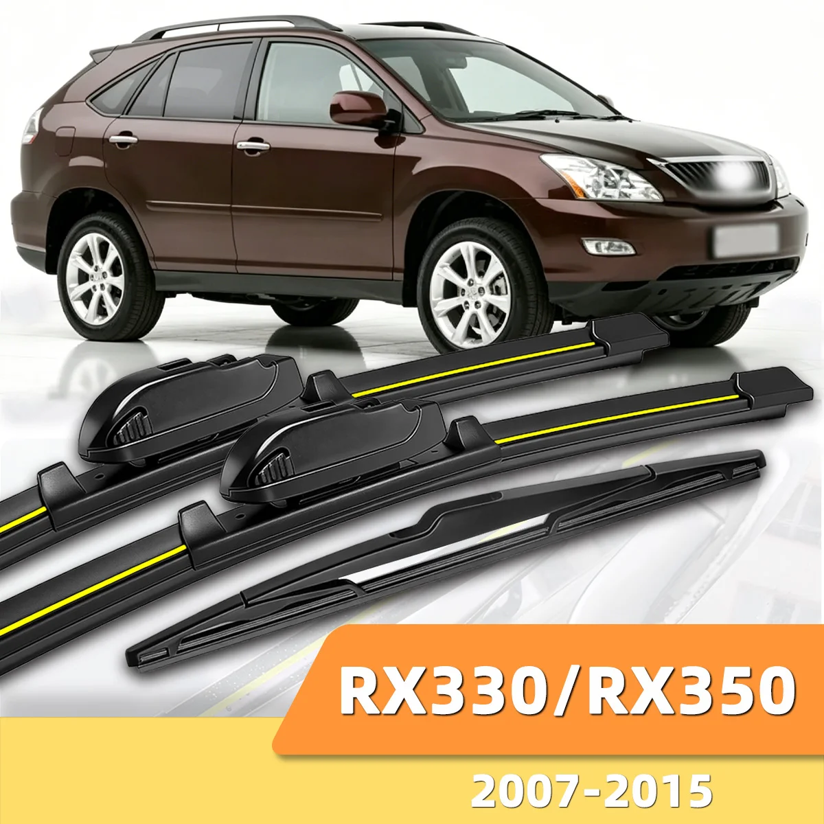 

Suitable For Lexus RX330/RX350 2007-2015 Front And Rear Windshield Wipers Durable Accessories For Car Windshields 2008 2010 2012