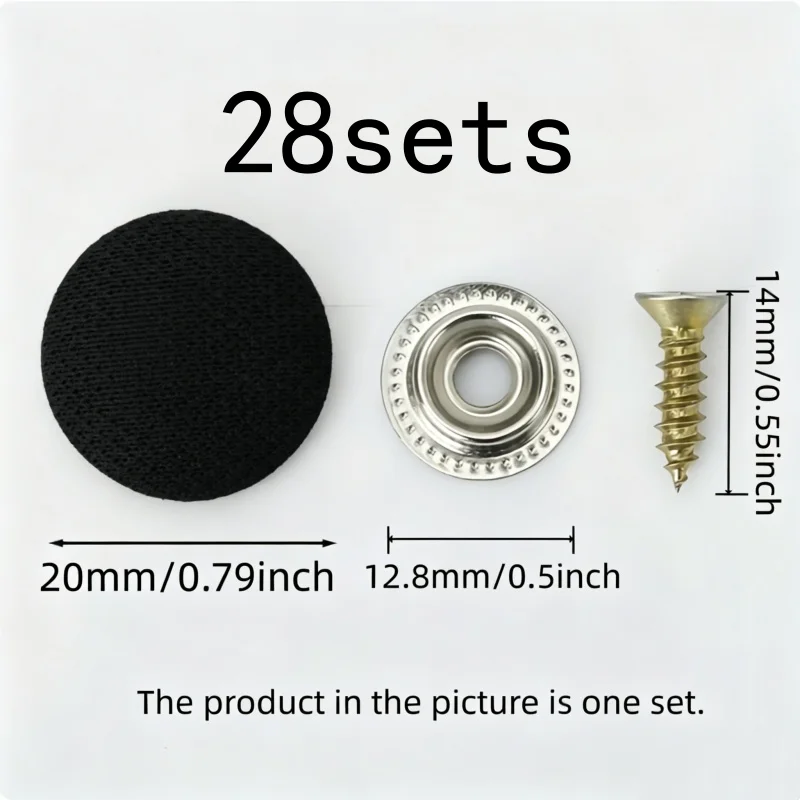 1 pcs Roof Liner Fasteners No Glue Required, designed for SUV Headliner Fixing, Built-in Liner Reinforced
