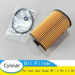 Engine Oil Filter for Audi Seat Skoda VW 1.6 TDI 2.0 TDI OE 03N115466 03N115562 03N115562B