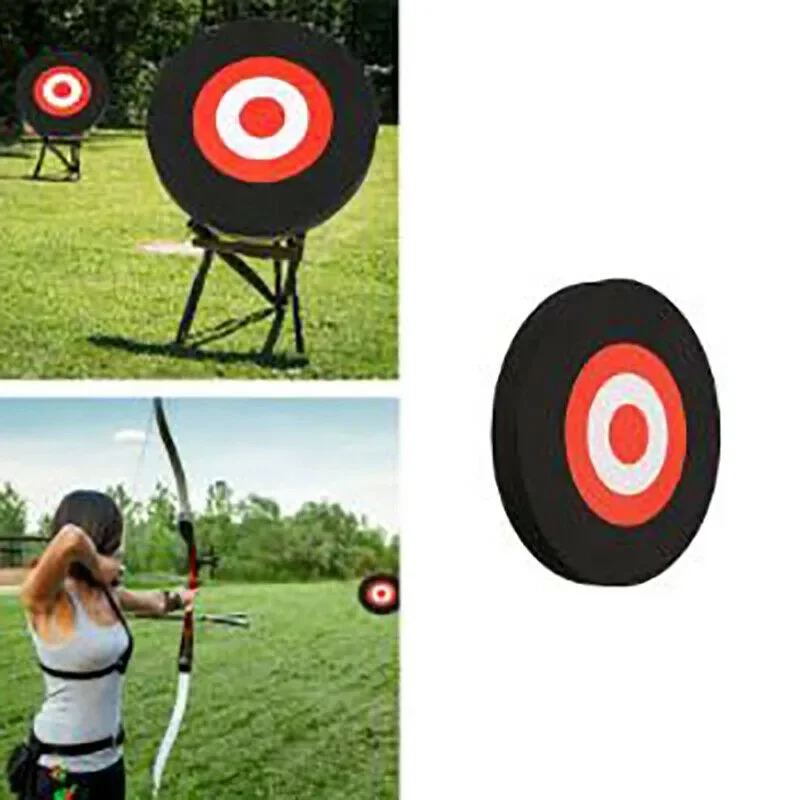 New Archery Target Sports 25*25*3cm Archery Black/white Bow Foam Foam Target Practice Target Practical Durable