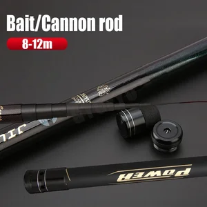 قضيب صيد الكربون لمسافات طويلة ، رمي القطب بالرصاص ، تلسكوبي ، قضيب تدفق عالي الجودة ، فائق الصلابة ، 8 م ، 9 م ، 10 م ، 11 م ، 12 م أعلى 9 مبيعات 8 متر عصا تلسكوبية - No9