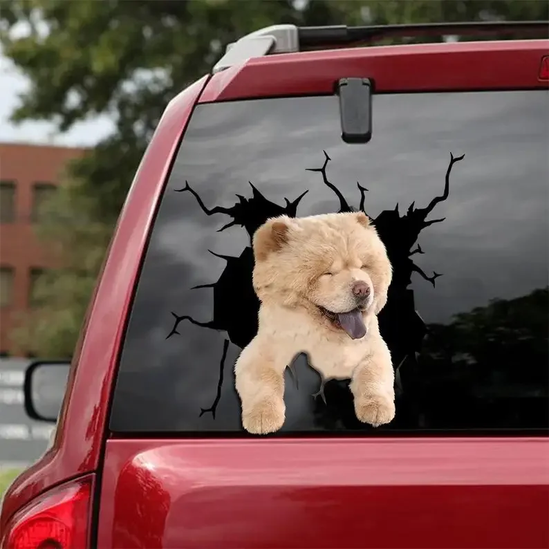 Chow Chow Decal - fits cars, Windows, Laptops and any smooth surface, Chow-Chow Stickers, Pet Stickers, Custom Chow-Chow Sticker