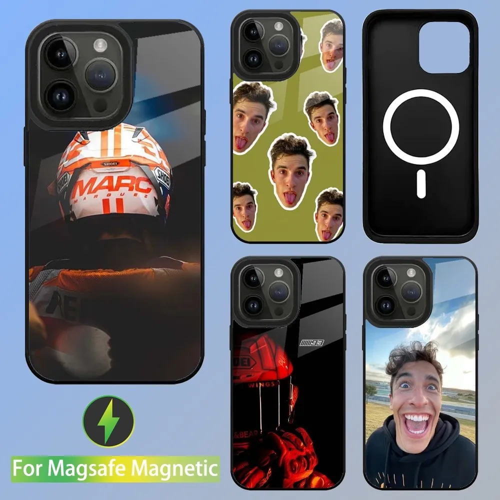 M-Marc Marquez-S Phone Case For iPhone 15,14,13,12,11,Plus,Pro,Max Mini Magsafe Magnetic Wireless Charging