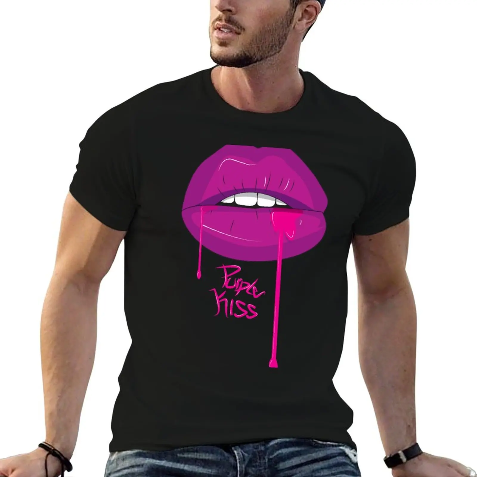 

Purple Kiss T-Shirt anime essential t shirt outfits for men