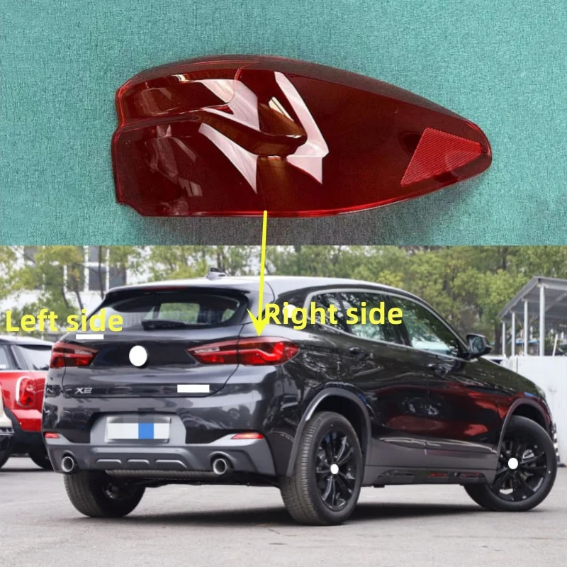 

For BMW X2 2020 2021 2022 2023 Rear Taillight Shell Brake lights Shell Taillight Glass Replacement Auto Rear Shell Cover