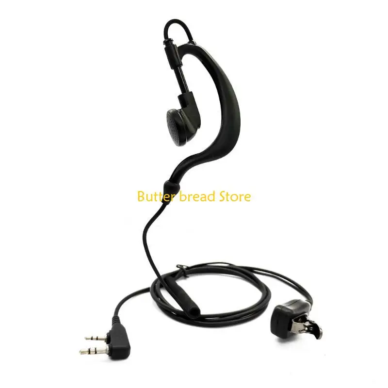 W89c intercom hoofdtelefoon K-type plug walkie-talkie headset 2 pin oortelefoon met PTT-microfoon voor UV-5R UV5R UV-5RE RADIO