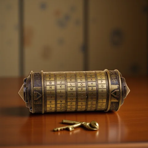 Leonardo Da Vinci Code Locks Metal Cryptex Locks Wedding Gifts Valentine's Day Gifts Letter Rings Password Escape Chamber Props