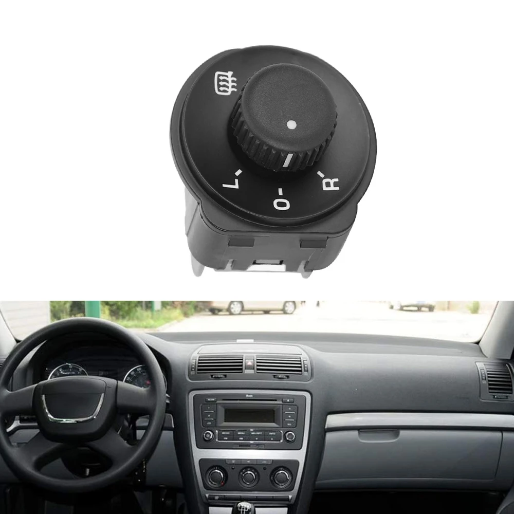 Rear Mirror Switch Side Mirror Switch Control Adjust Knob Left For Skoda Laura Octavia Wagon 2004-2013 1Z1 959 565 A,1Z1959565A