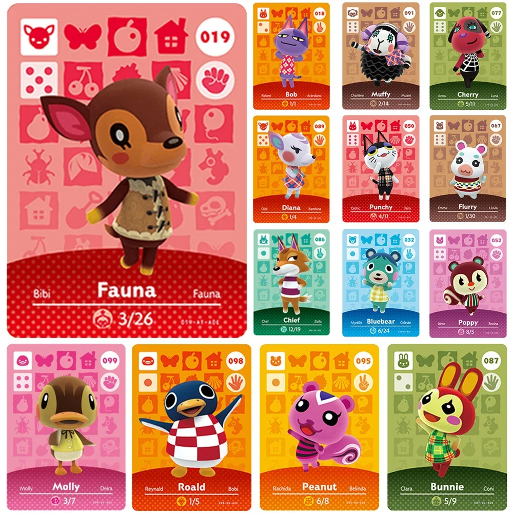 Animal Crossing Card New Horizons for NS Games Switch/Lite Card NFC Welcome Cards Series 1 To 2