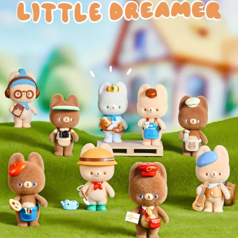 Hot Selling Genuine Teddy Bear Kumaru Little Dreamer Series Blind Box High Quality Desktop Ornament Toy Collection Birthday Gift