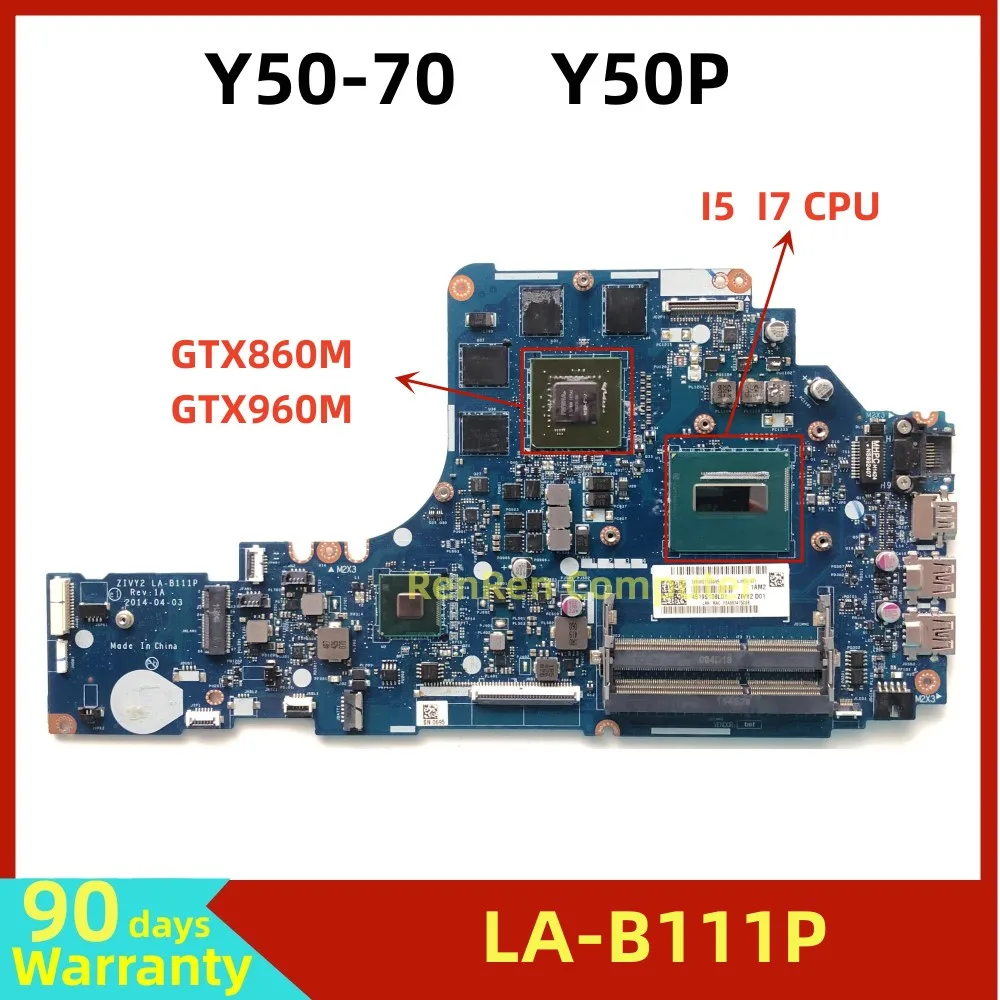 GPU 70 랩탑 메인보드 추천 및 평가: ZIVY2 LA-B111P 모델 분석