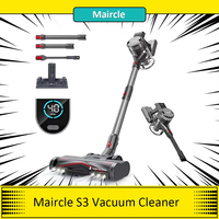 Maircle S3-MATE B Cordless Vacuum Cleaner, with Store and Charge 2-in-1 Dock, 40min Runtime, 30kPa Power Suction, LED Control