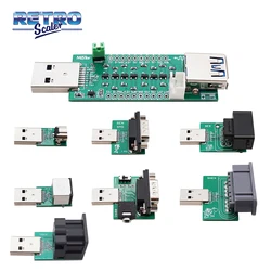 RetroScaler USB 3.0 SNAC 컨트롤러 어댑터, 게임 컨트롤러 변환기, DE10-Nano MiSTerFPGA Mister IO 보드 GENSMS SNES TG16 용