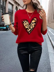 Hirsionsan Heart Print Sweatshirt Women K Pop Hooded Ladies Autumn Anime Long Sleeve Pullovers Casual Tops 2023 Y2k 35%cotton