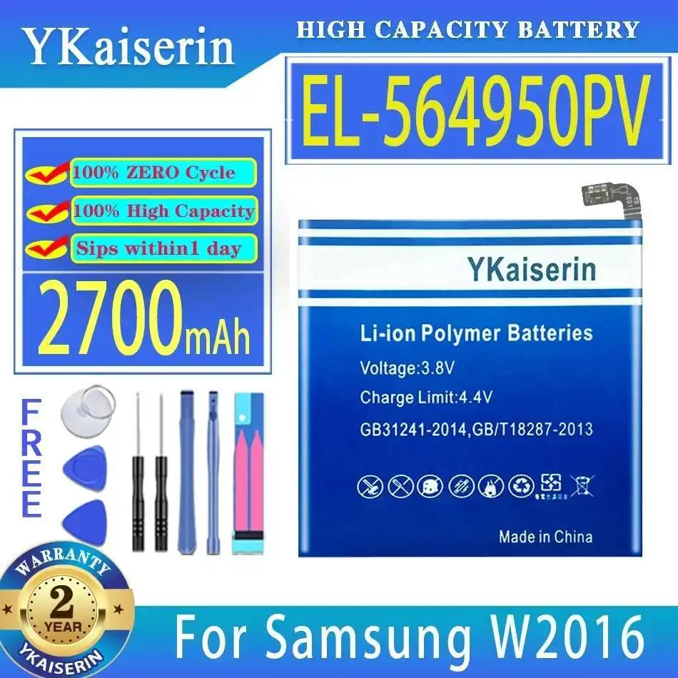 

Mobile Phone Battery High-Capacity For Samsung W2016 W2017 W2018 W2019 E540020 574948 EL-564950PV 2700Mah Reliable Power Supply