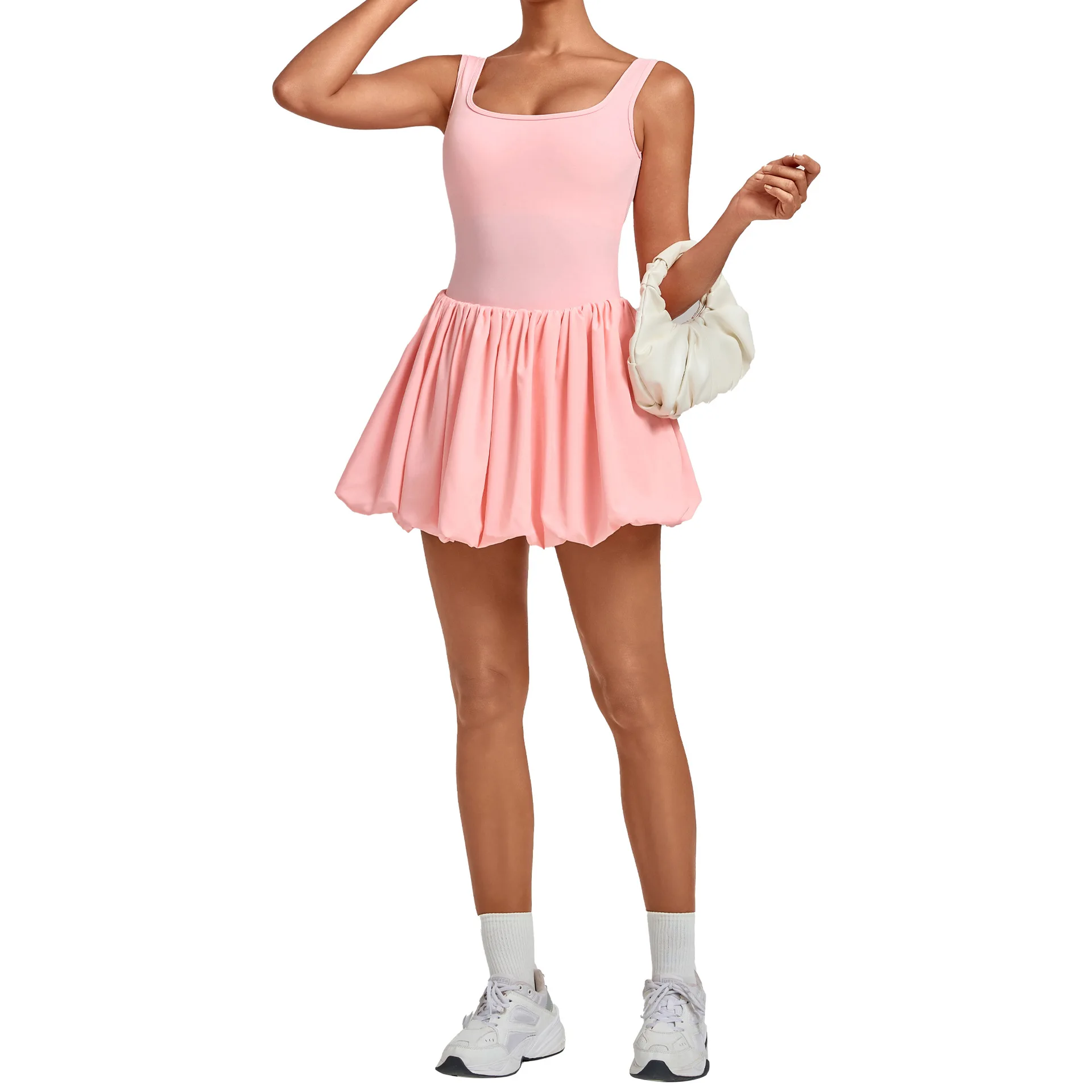 DUOMI Rompers Gym Jumpsuit Fitness Suit Short Sets Sports Overalls Tracksuit Yoga Clothing Tennis Skirt Workout Set Sportswear