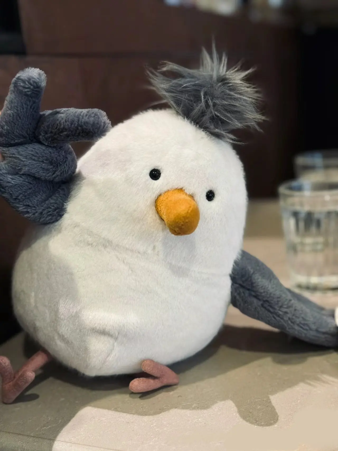 Cute Creative Seagull Plush Toys Cute Cartoon Sea Bird Stuffed Dolls Homedecor Sofa Plush Pillow Birthday Gift Room Decoration