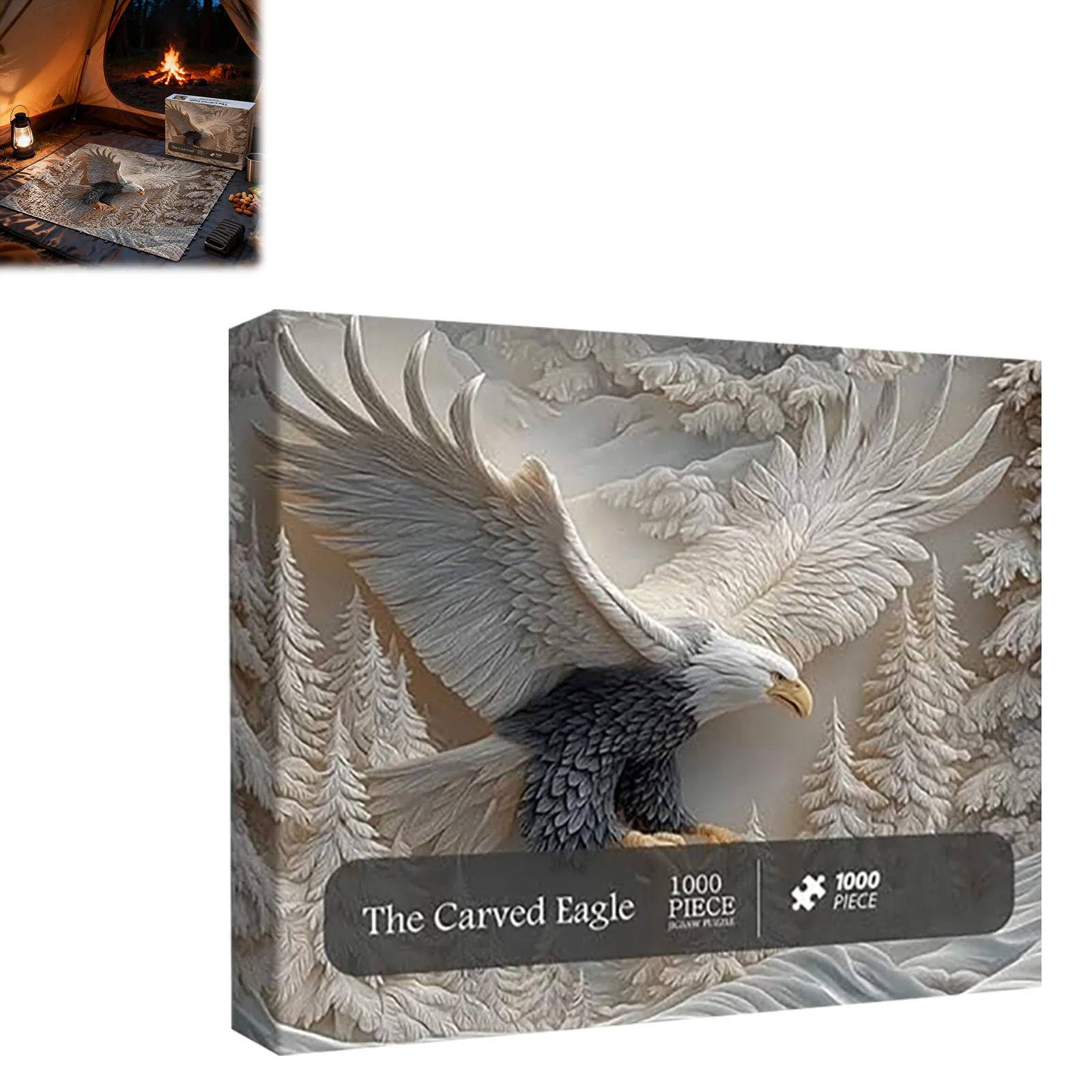 

2025 New Toys Nineties The Carved Puzzle 1000 Pieces Bald In Art Puzzle Challenging And Artistic Carved Design Puzzles Game