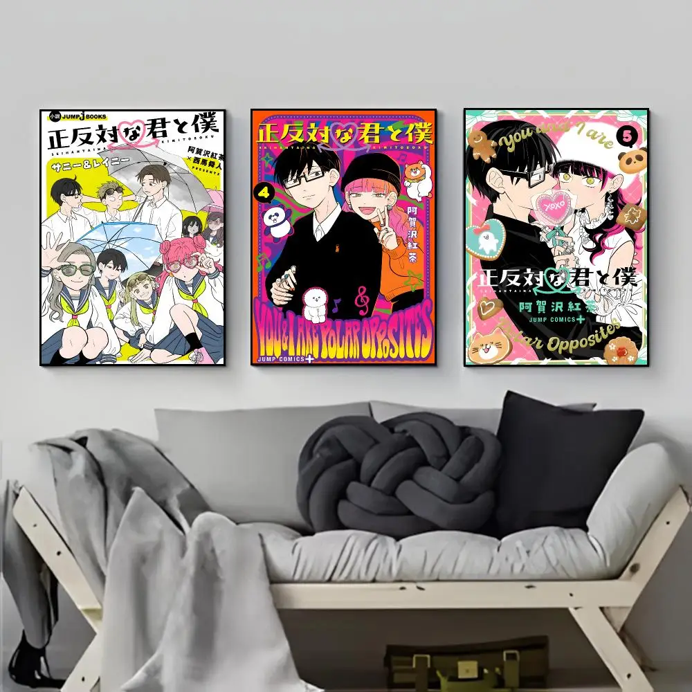 Manga Romance You And I Are Polar Opposites Poster Elegant Indoor Artwork Design & Contemporary Home Decor