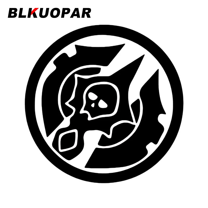 BLKUOPAR World of Warcraft Death Knight Class Icon Car Sticker Waterproof Graphics Decal Windows Trunk Laptop Car Accessories