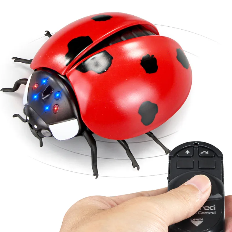 Rc Insect Remote Control Animal Spider Toy Kit for Kids Adults Electric Pet Toys Cockroach Ladybird Tricky Prank Jokes for Child