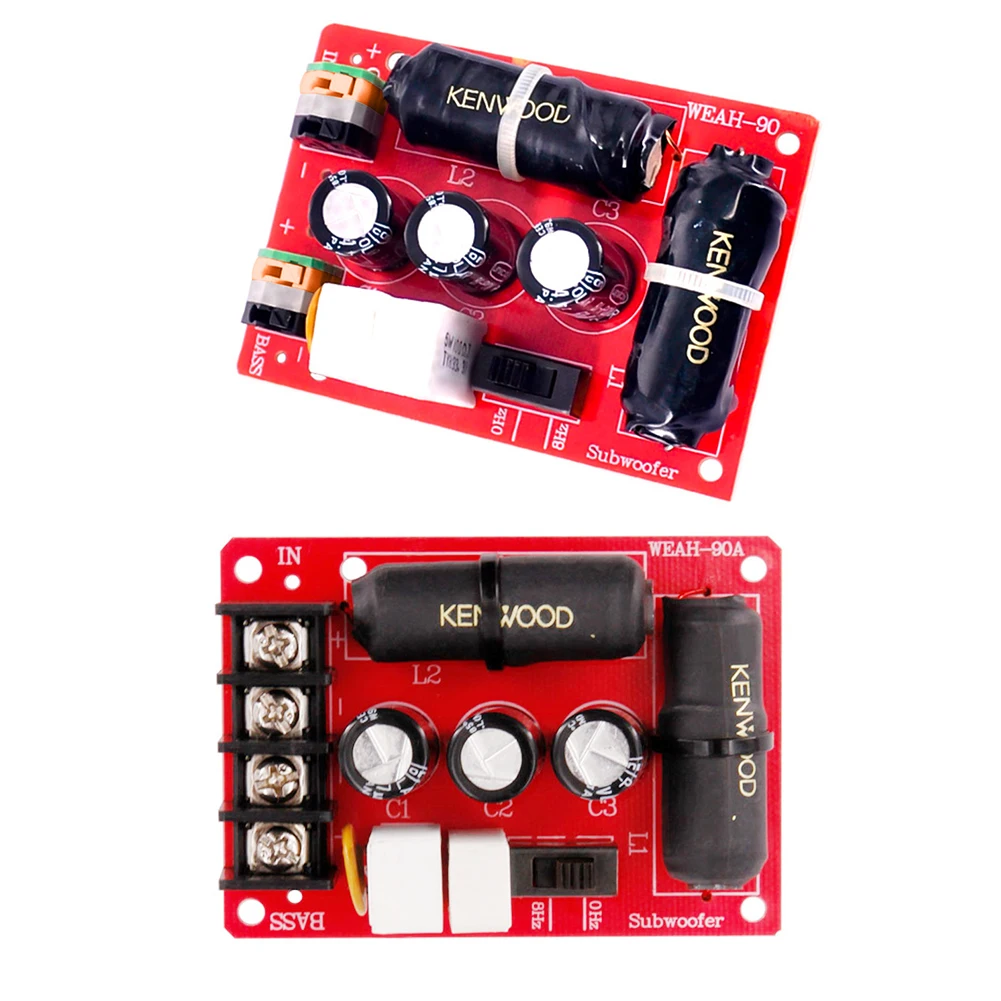 Audio Speaker Board Passive Speaker Bass Speaker 40Hz-400Hz Subwoofer Frequency Divider Stereo DIY Audio Crossover