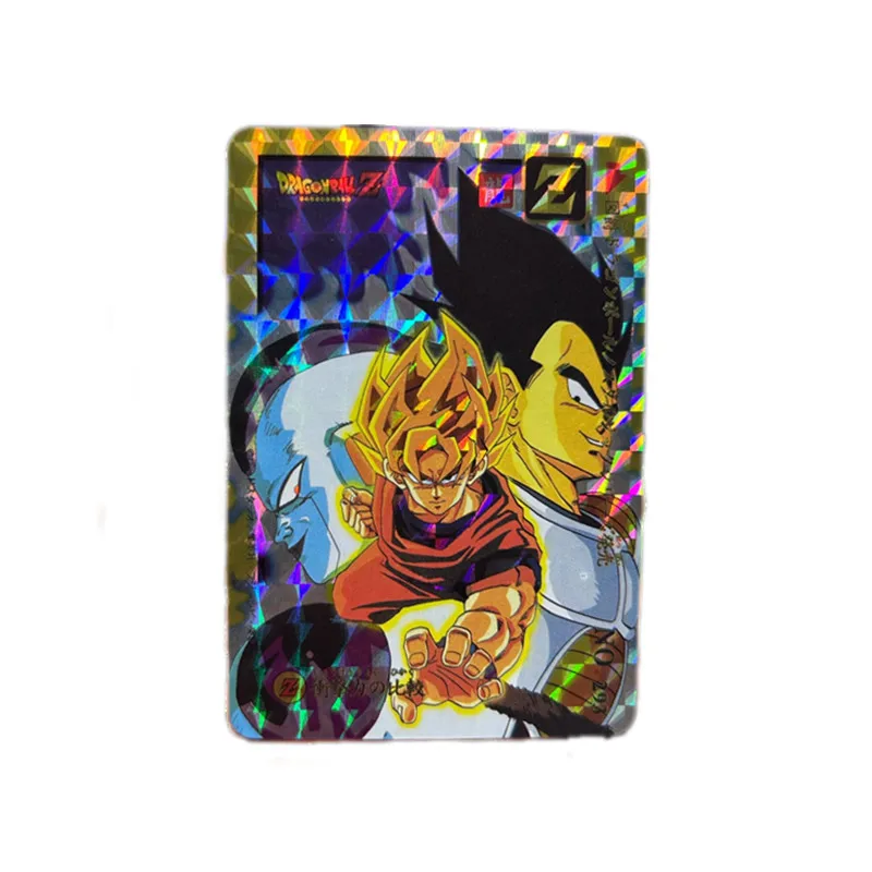 217 pièces/ensemble Anime Dragon Ball Z personnage Collection Super Saiyan Goku Gohan Majin Buu carte jouet jeu classique cadeau carte de Collection