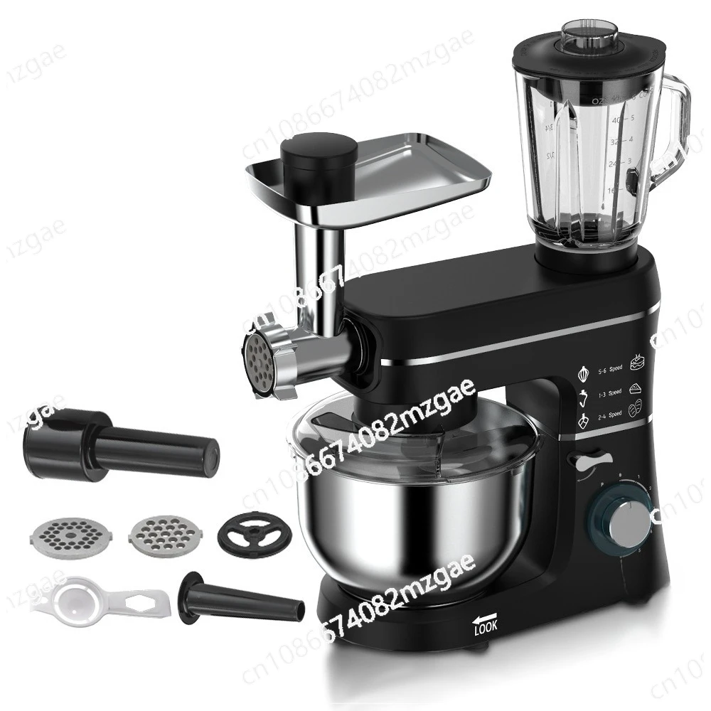

10L 5-in-1 Chef Machine Multifunctional Noodle Mixing Machine Household Meat Grinder Juicer Cooking Machine