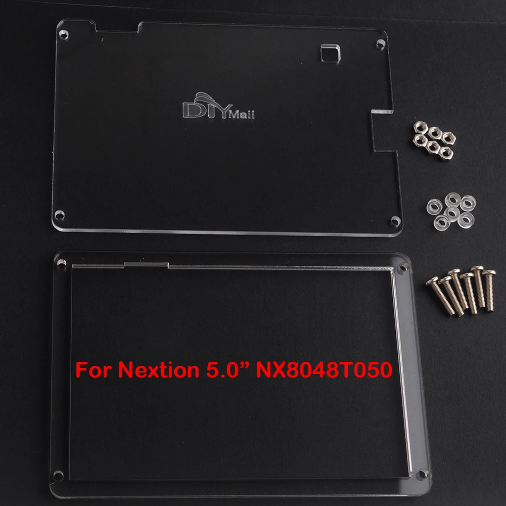 Nextion 5.0 아크릴 플라스틱 투명 케이스, 7.0 인치 NX8048T050 NX8048T070 HMI 터치 디스플레이 기본 버전