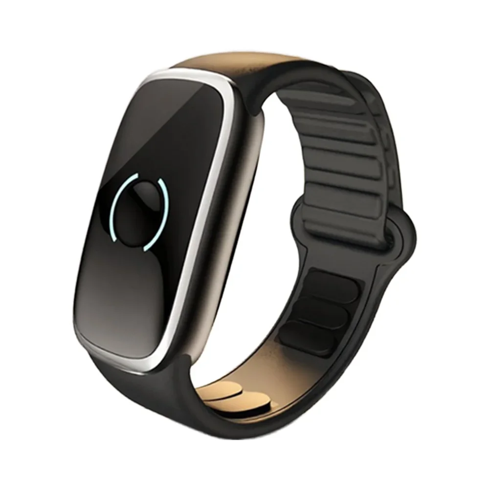 Silica Gel Micro-Current Stimulation Anti-Shake Bracelet Wrist Massage Hand Meridian Dredging for Elderly Children Alarm Clock