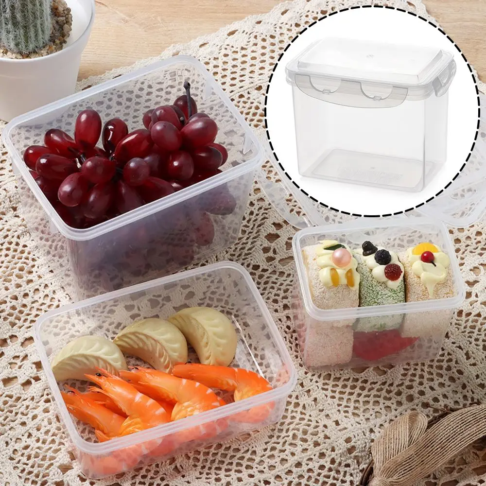 Camping Cookware Outdoor Plastic Bento Box Picnic Snack Meal Storage Container Food Prep Lunch Box for Kids School Dinnerware