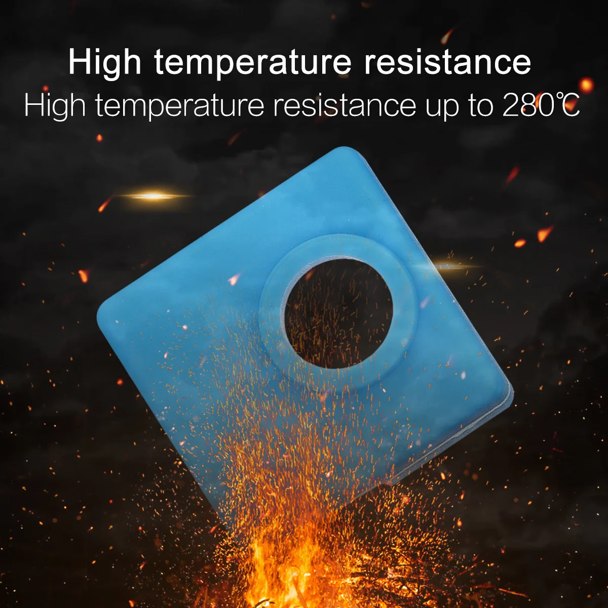 

5Pcs Silicone Case High Temperature Resistant Heating Block Cover Protective Aluminum Heater Block Case for 3D Printer