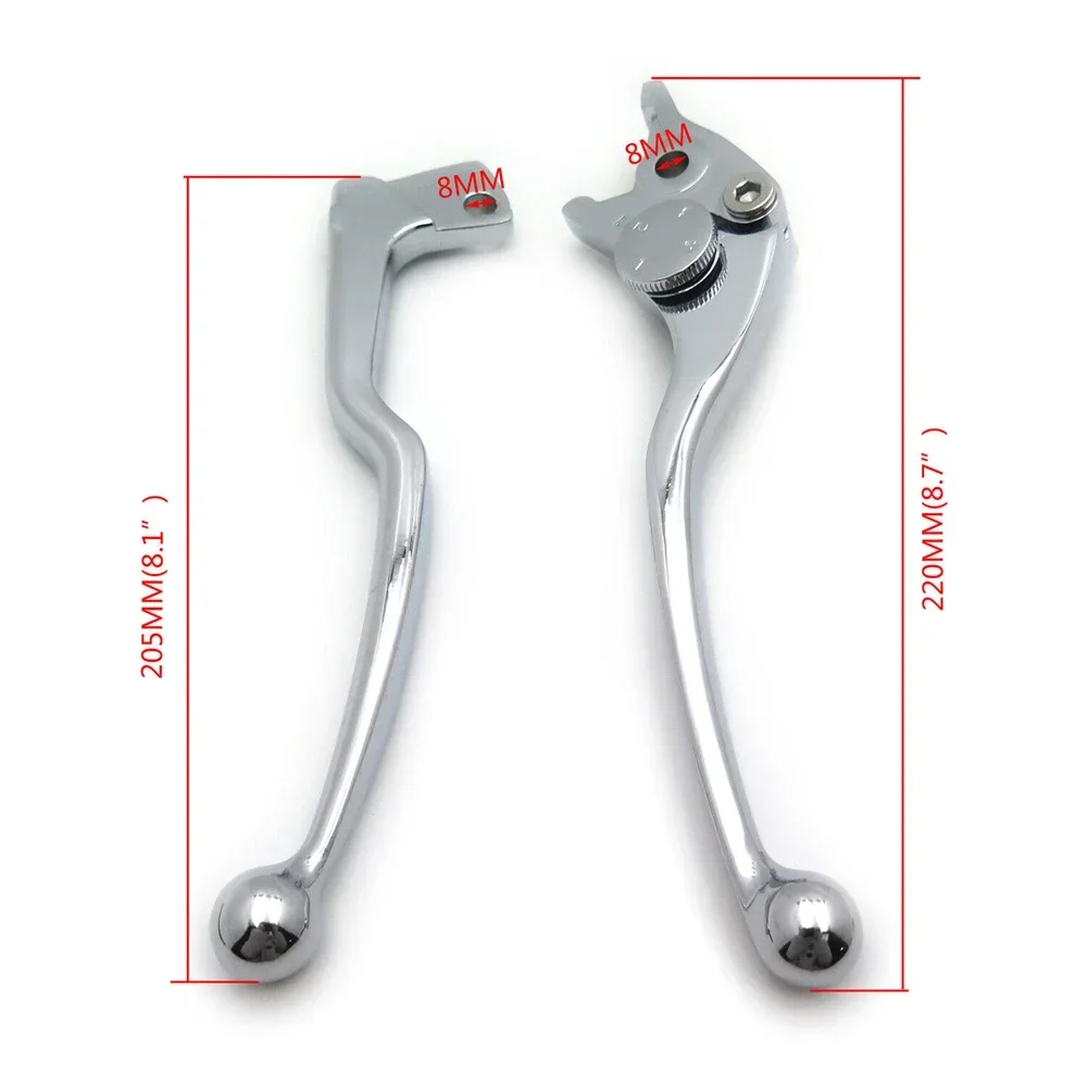 Chrome Brake Clutch Hand Levers for Suzuki Gsxr 600 750 Katana 750F Sv650S Motorcycle Accessories