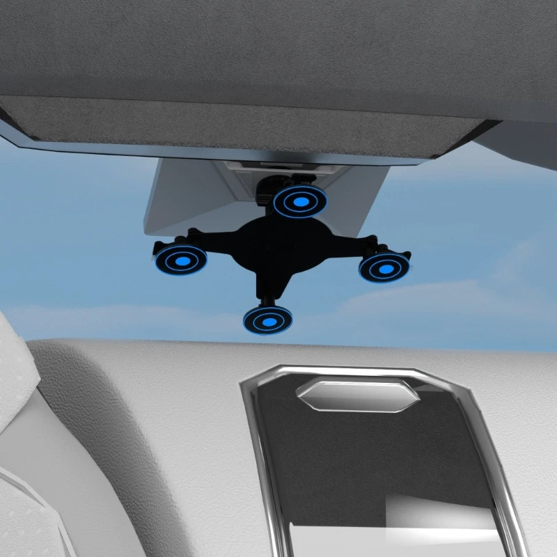 Adjustable Suction Mounting System For Vehicle Roof Car Window Secure Attachment Without Tools Required F19E