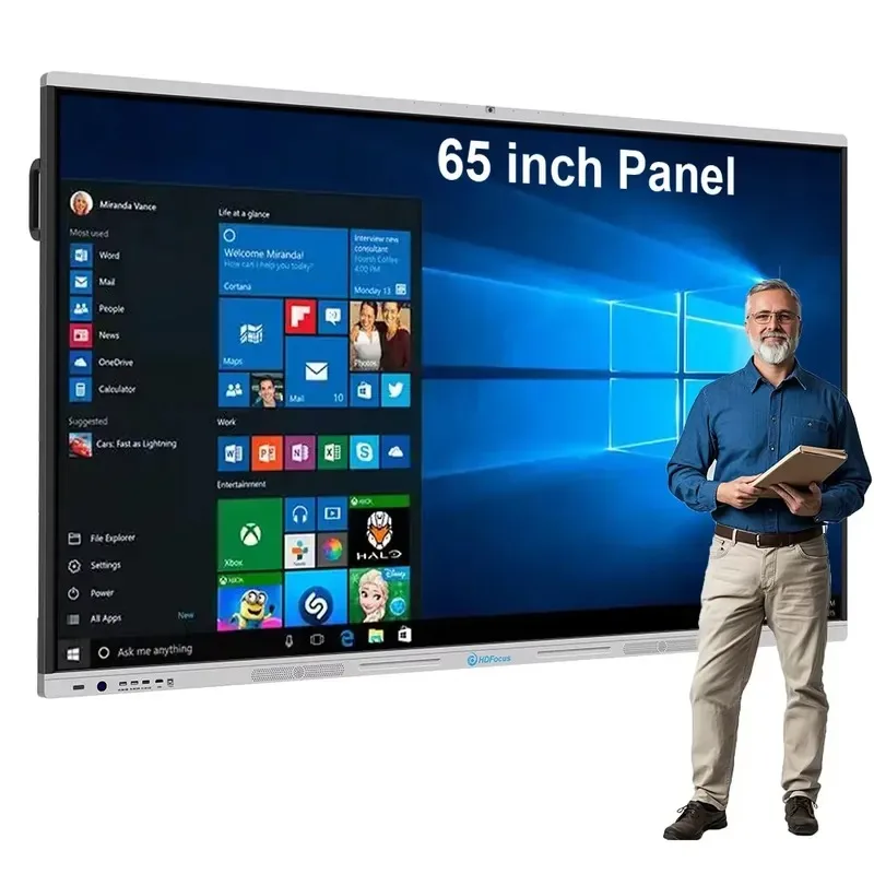 For HDFocus 20-Point Interactive Digital Whiteboard Smart Classroom Touch Screen Device for Enhanced School Learning