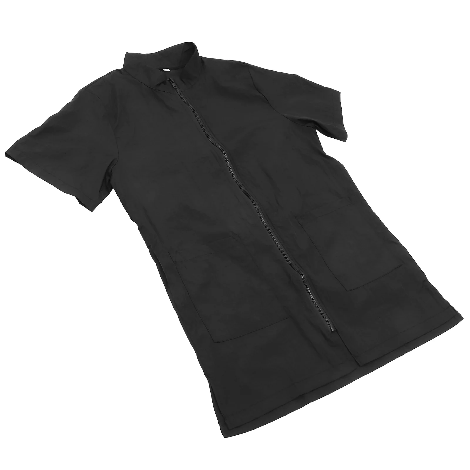 

Black Apron Pet Grooming Escort Outfit Shop Uniform Dog Salon Suit Waterproof Beautician Clothes Cosmetologist Work Women's