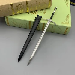 22cm Glamdring Gandalf Mithrandir LoTR Hobbits Movie Peripherals Medieval Sword Models 1:6 Doll Equipment Home Ornament Gifts